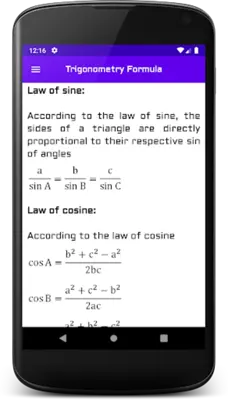 All Trigonometry Formula android App screenshot 9