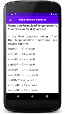 All Trigonometry Formula android App screenshot 10