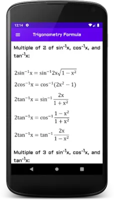 All Trigonometry Formula android App screenshot 12