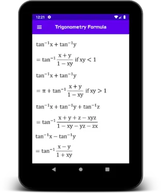 All Trigonometry Formula android App screenshot 3