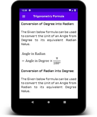 All Trigonometry Formula android App screenshot 4