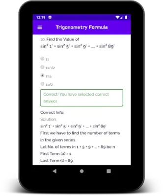 All Trigonometry Formula android App screenshot 5