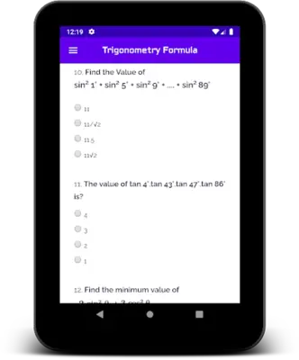 All Trigonometry Formula android App screenshot 6